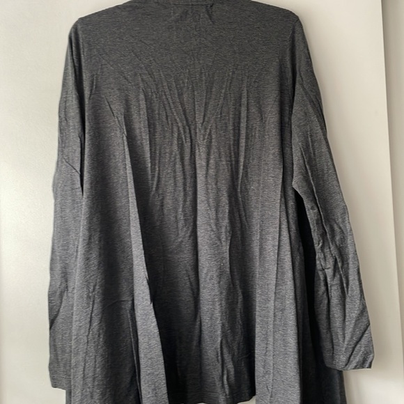 Johnny Was Los Angeles Draped Cardigan Embroidered Open Shrug Knit  L flaw B15 - Picture 6 of 7